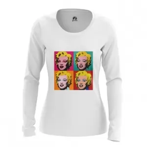 Buy women's long sleeve marilyn monroe andy warhol - product collection