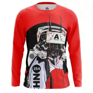 Men’s long sleeve Robot Cyberpunk Red Idolstore - Merchandise and Collectibles Merchandise, Toys and Collectibles 2