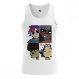Men’s vest Gorillaz band Characters print top Idolstore - Merchandise and Collectibles Merchandise, Toys and Collectibles 2