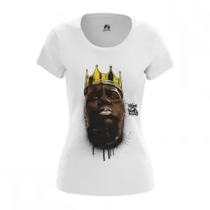 Women’s t-shirt Biggie Smalls Portrait Print Top Idolstore - Merchandise and Collectibles Merchandise, Toys and Collectibles 2
