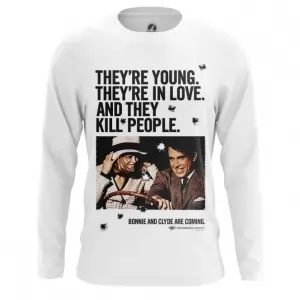 Men’s long sleeve Bonnie and Clyde Jersey Print Idolstore - Merchandise and Collectibles Merchandise, Toys and Collectibles 2