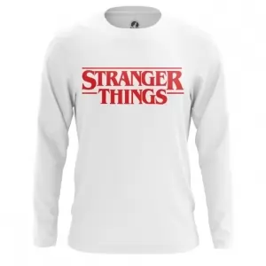 Men’s long sleeve Stranger things logo Title Print Idolstore - Merchandise and Collectibles Merchandise, Toys and Collectibles 2