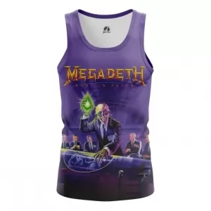 Men’s vest Rust in Peace Megadeth Purple top Idolstore - Merchandise and Collectibles Merchandise, Toys and Collectibles 2