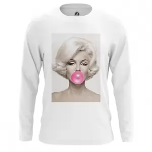 Buy men's long sleeve marilyn monroe bubble gum - product collection