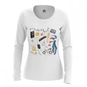 Women’s long sleeve Stranger things pattern Idolstore - Merchandise and Collectibles Merchandise, Toys and Collectibles 2