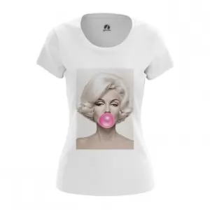 Buy women's t-shirt marilyn monroe bubble gum top - product collection