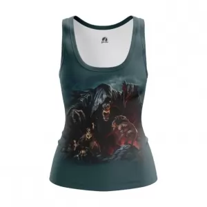 Buy women's vest powerwolf band cover print top tank - product collection