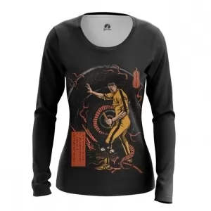 Women’s long sleeve Game of Death Bruce Lee yellow Idolstore - Merchandise and Collectibles Merchandise, Toys and Collectibles 2