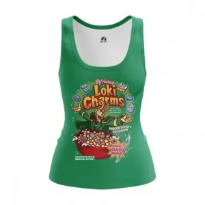 Women’s vest Loki charms Comics Print top Tank Idolstore - Merchandise and Collectibles Merchandise, Toys and Collectibles 2