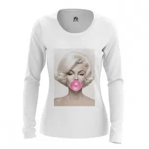 Buy women's long sleeve marilyn monroe bubble gum - product collection