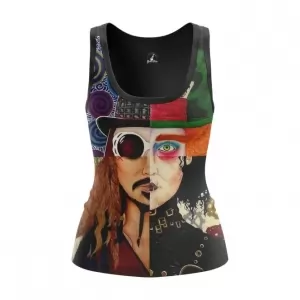 Women’s vest Johnny Depp Alter-ego Characters Tank Idolstore - Merchandise and Collectibles Merchandise, Toys and Collectibles 2