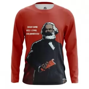 Men’s long sleeve Karl Marx Marxism Red Art Idolstore - Merchandise and Collectibles Merchandise, Toys and Collectibles 2
