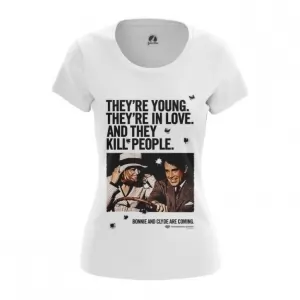 Women’s t-shirt Bonnie and Clyde Jersey Print Top Idolstore - Merchandise and Collectibles Merchandise, Toys and Collectibles 2
