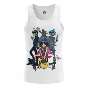 Men’s vest Gorillaz Band Jersey Print top Idolstore - Merchandise and Collectibles Merchandise, Toys and Collectibles 2