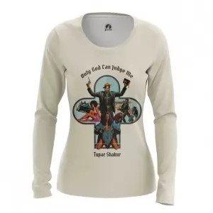 Women’s long sleeve Only God Can Judge Me 2pac Idolstore - Merchandise and Collectibles Merchandise, Toys and Collectibles 2