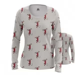 Women’s long sleeve Party like a diablo Pattern Idolstore - Merchandise and Collectibles Merchandise, Toys and Collectibles 2