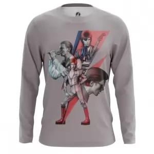 Men’s long sleeve David Bowie Alter-Egos Print Idolstore - Merchandise and Collectibles Merchandise, Toys and Collectibles 2