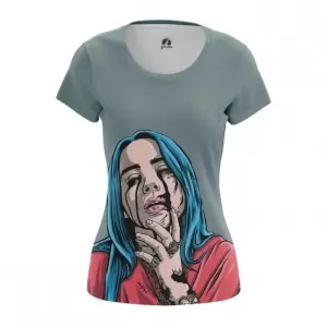 Women’s t-shirt Billie Eilish Jersey Top Idolstore - Merchandise and Collectibles Merchandise, Toys and Collectibles 2