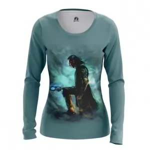 Women’s long sleeve Loki Chitauri Scepter Print Idolstore - Merchandise and Collectibles Merchandise, Toys and Collectibles 2