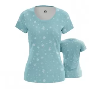 Women’s t-shirt Snowflakes Pattern Snow Falling Top Idolstore - Merchandise and Collectibles Merchandise, Toys and Collectibles 2