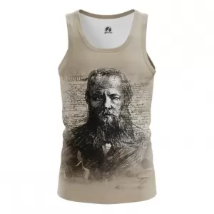 Men’s vest top Fyodor Dostoyevsky Russian novelist Idolstore - Merchandise and Collectibles Merchandise, Toys and Collectibles 2