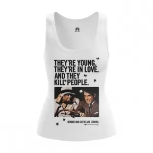 Women’s vest Bonnie and Clyde Jersey Print Tank Idolstore - Merchandise and Collectibles Merchandise, Toys and Collectibles 2