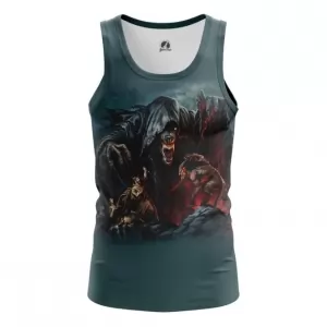 Buy men's vest powerwolf band cover print top - product collection