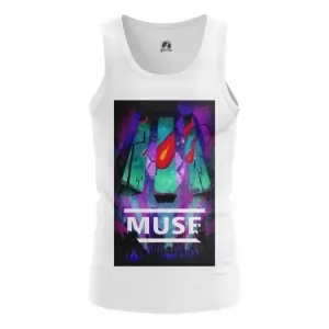 Men’s vest Muse Band Print Cover top Idolstore - Merchandise and Collectibles Merchandise, Toys and Collectibles 2