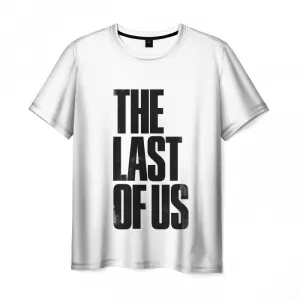 Men’s t-shirt The Last of Us white print text Idolstore - Merchandise and Collectibles Merchandise, Toys and Collectibles 2