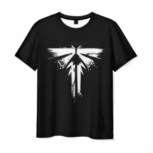 Men’s t-shirt The Last of Us print clothes black Idolstore - Merchandise and Collectibles Merchandise, Toys and Collectibles 2