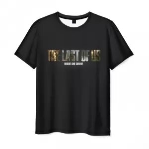 Men’s t-shirt The Last of Us black label print Idolstore - Merchandise and Collectibles Merchandise, Toys and Collectibles 2