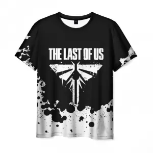 Men’s t-shirt The Last of Us black print text Idolstore - Merchandise and Collectibles Merchandise, Toys and Collectibles 2