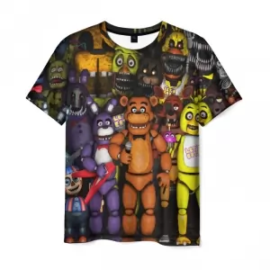Men t-shirt Five Nights At Freddys Animatronics Idolstore - Merchandise and Collectibles Merchandise, Toys and Collectibles 2