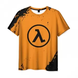 Men t-shirt Half-Life Logo Orange Idolstore - Merchandise and Collectibles Merchandise, Toys and Collectibles 2
