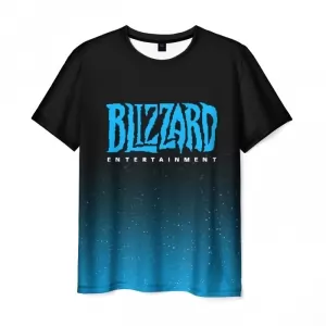Men t-shirt Blizzard Logo Blue Idolstore - Merchandise and Collectibles Merchandise, Toys and Collectibles 2