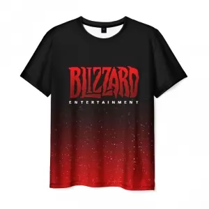Men t-shirt Blizzard Logo Red Idolstore - Merchandise and Collectibles Merchandise, Toys and Collectibles 2
