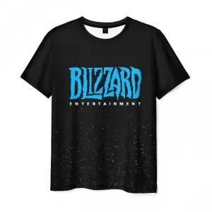 Men t-shirt Blizzard Logo Black Idolstore - Merchandise and Collectibles Merchandise, Toys and Collectibles 2