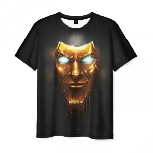 Men t-shirt Handsome Jack Mask Borderlands Idolstore - Merchandise and Collectibles Merchandise, Toys and Collectibles 2