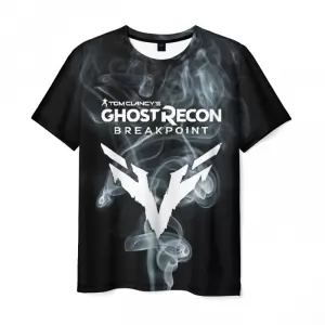 Men t-shirt Ghost Recon Breakpoint Wolves Black Idolstore - Merchandise and Collectibles Merchandise, Toys and Collectibles 2