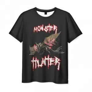 Monster Hunter World Black Men t-shirt Dragon Idolstore - Merchandise and Collectibles Merchandise, Toys and Collectibles 2