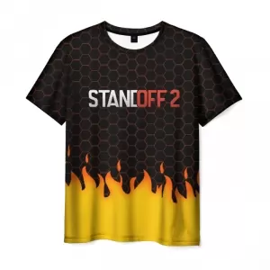 Standoff 2 Fire Hexes Men t-shirt Black Idolstore - Merchandise and Collectibles Merchandise, Toys and Collectibles 2