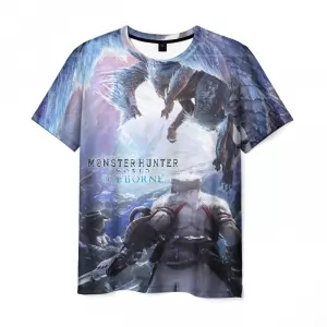 Monster Hunter World Men t-shirt Hunt Iceborn Idolstore - Merchandise and Collectibles Merchandise, Toys and Collectibles 2