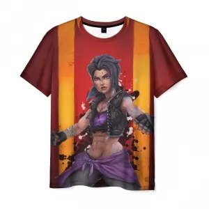 Men’s t-shirt girl Borderlands brown print Idolstore - Merchandise and Collectibles Merchandise, Toys and Collectibles 2
