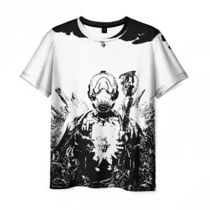 Men’s t-shirt game Borderlands white design Idolstore - Merchandise and Collectibles Merchandise, Toys and Collectibles 2