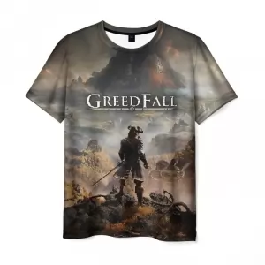 Men’s t-shirt GreedFall Cover Mountains Idolstore - Merchandise and Collectibles Merchandise, Toys and Collectibles 2