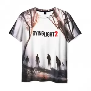 Men’s t-shirt white logo game Dying Light Idolstore - Merchandise and Collectibles Merchandise, Toys and Collectibles 2