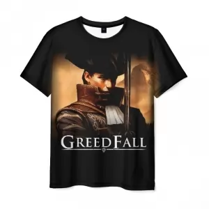 Men’s t-shirt GreedFall hero print design Idolstore - Merchandise and Collectibles Merchandise, Toys and Collectibles 2