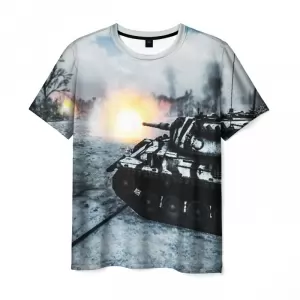 Men’s t-shirt World of tanks image footage print Idolstore - Merchandise and Collectibles Merchandise, Toys and Collectibles 2