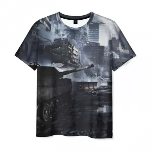 Men’s t-shirt war World of tanks scene image Idolstore - Merchandise and Collectibles Merchandise, Toys and Collectibles 2