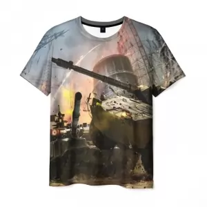 Men’s t-shirt City Battle World of Tanks Idolstore - Merchandise and Collectibles Merchandise, Toys and Collectibles 2